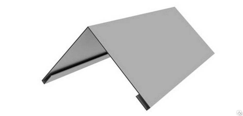 Конек 25*25х2м Оцинкованный