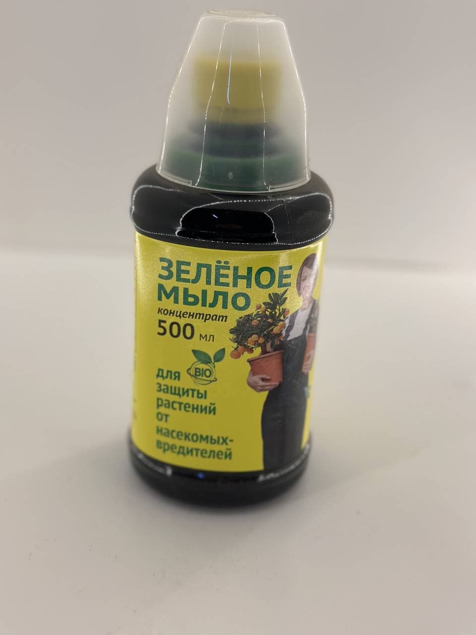 Мыло зеленое с мерным стаканчиком 500мл.