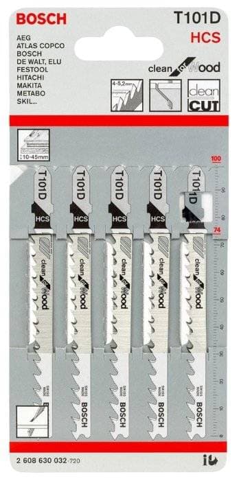Набор полотен по дереву Bosch T101D
