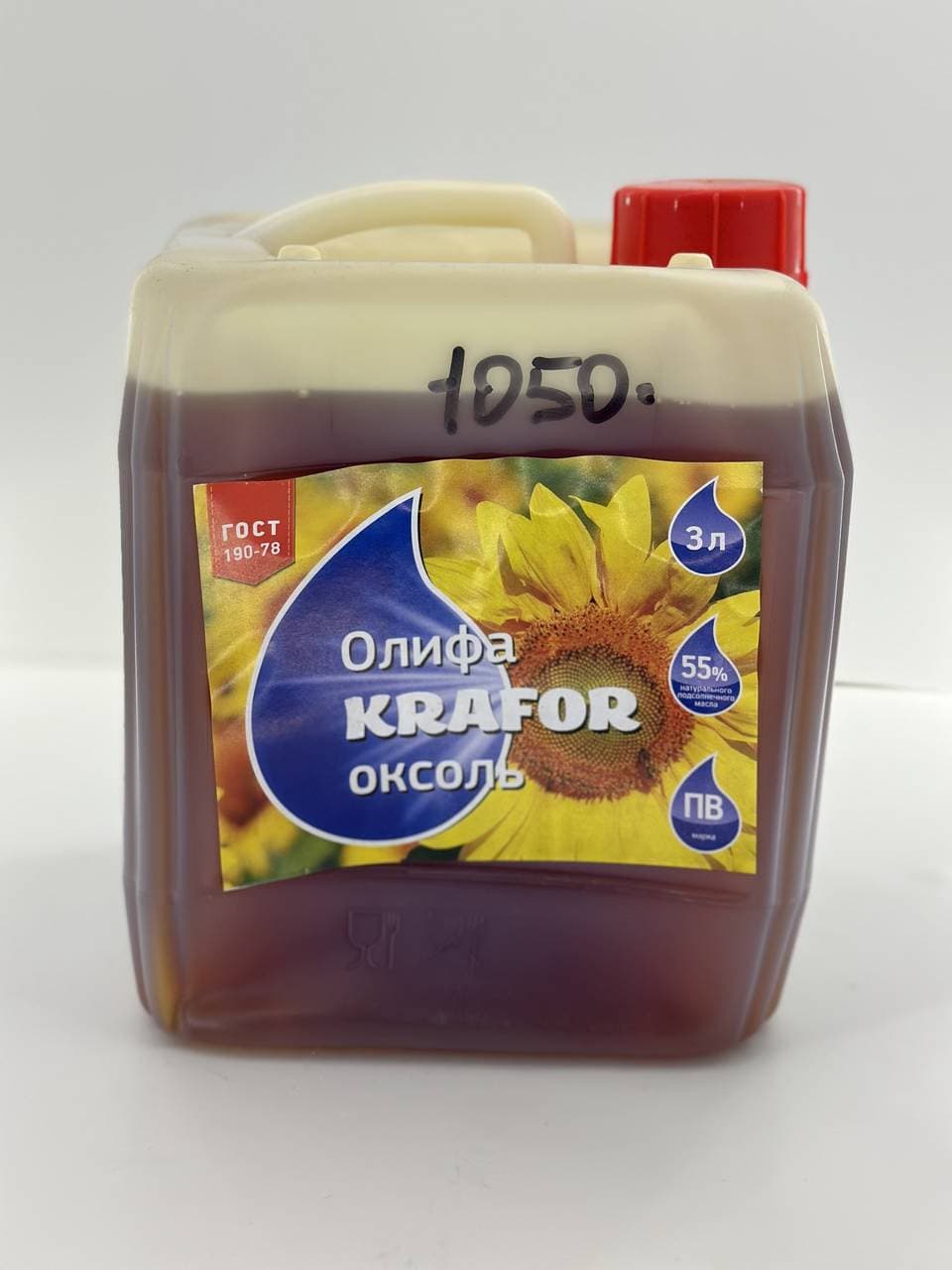 Олифа оксоль KRAFOR 3л