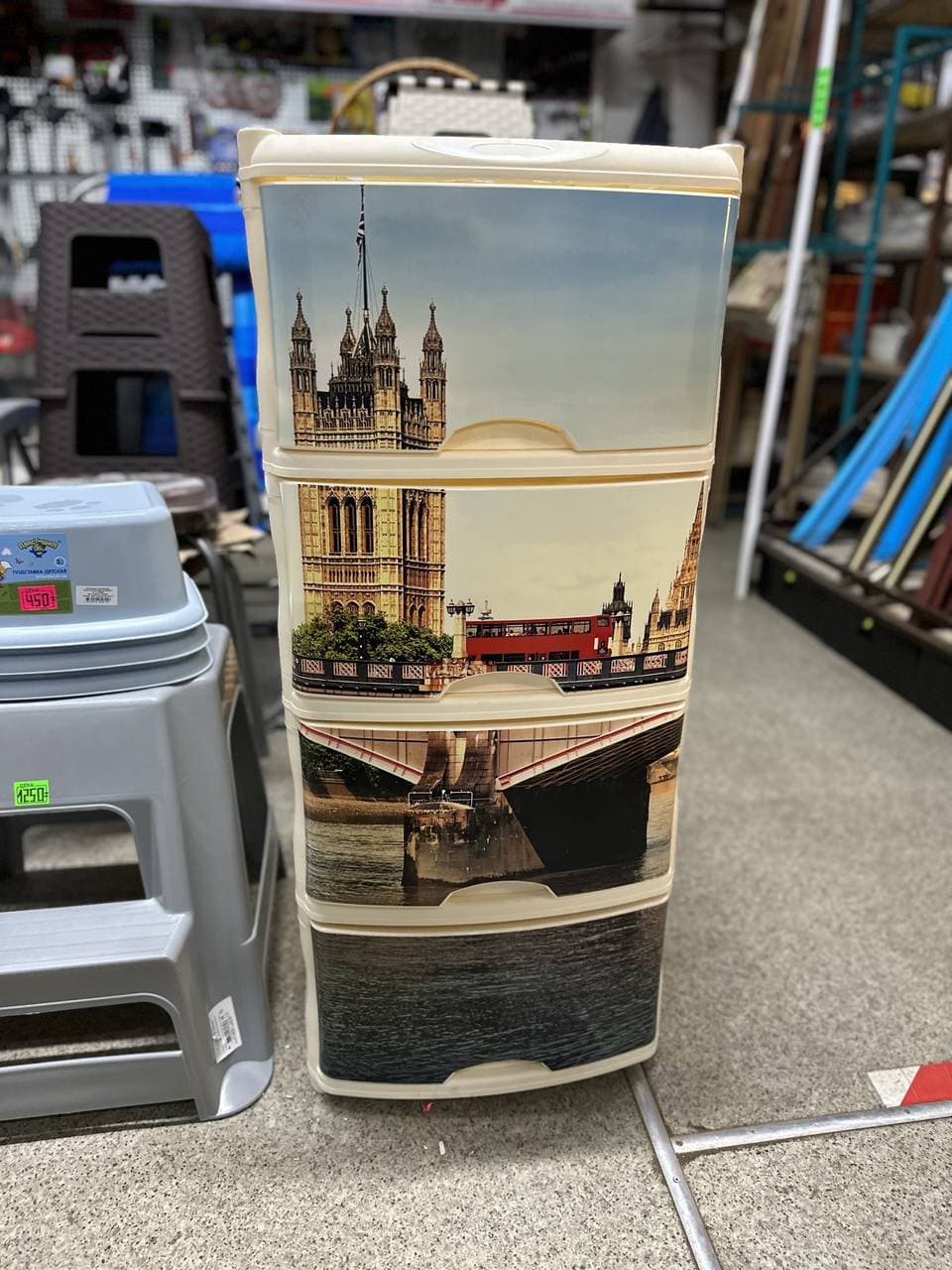 Комод Город 4 секц.
