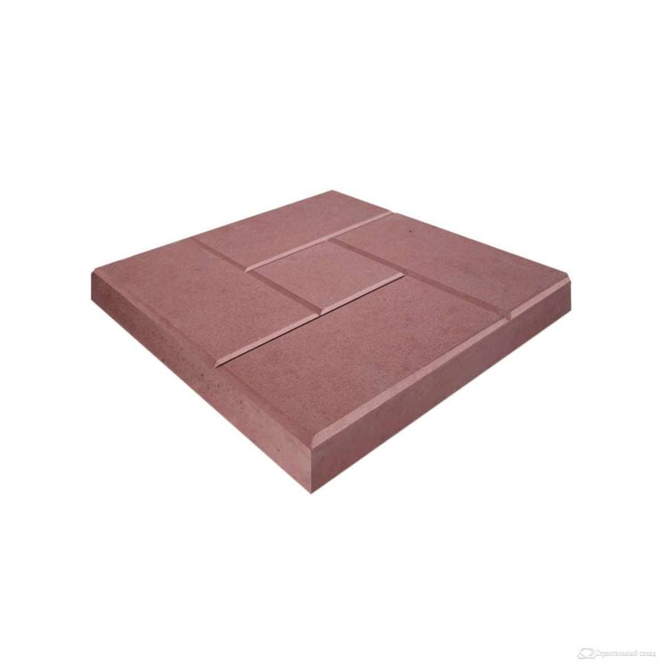 Плитка 30*30*25 красная