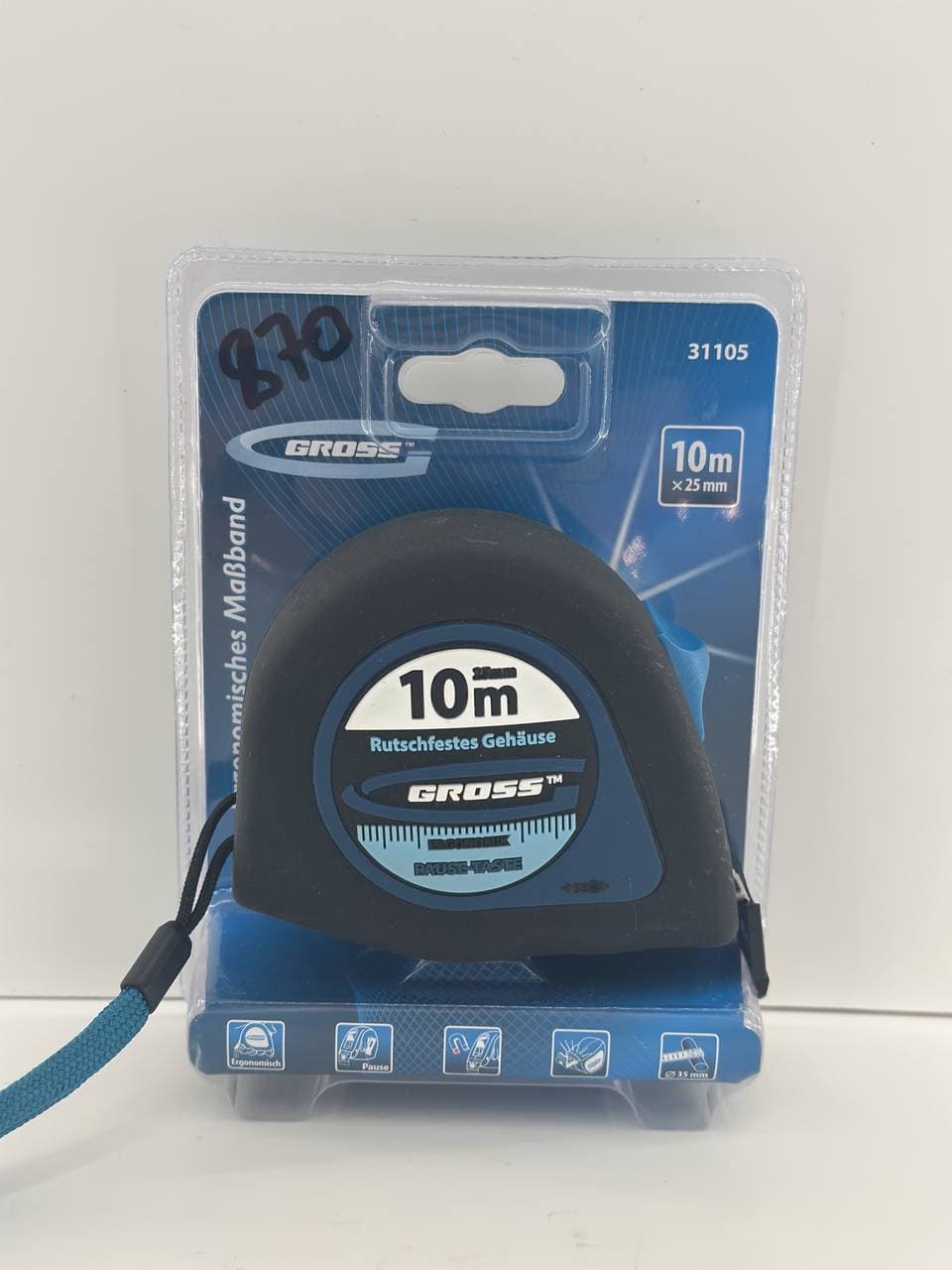 Рулетка GROSS 31105 10м