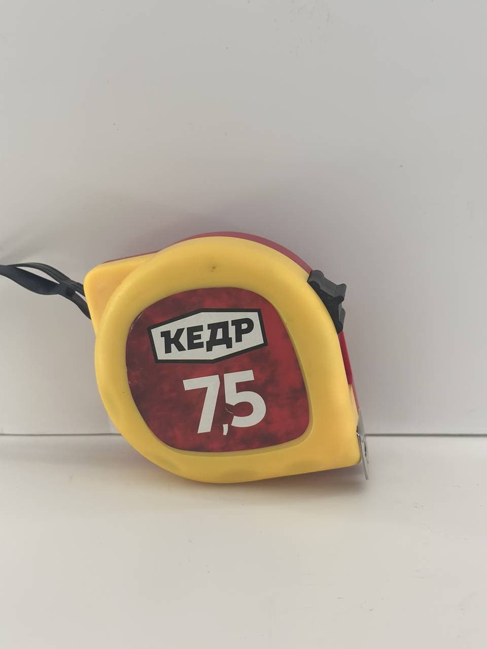 Рулетка пластик.кор. с фиксатором 7,5м Кедр