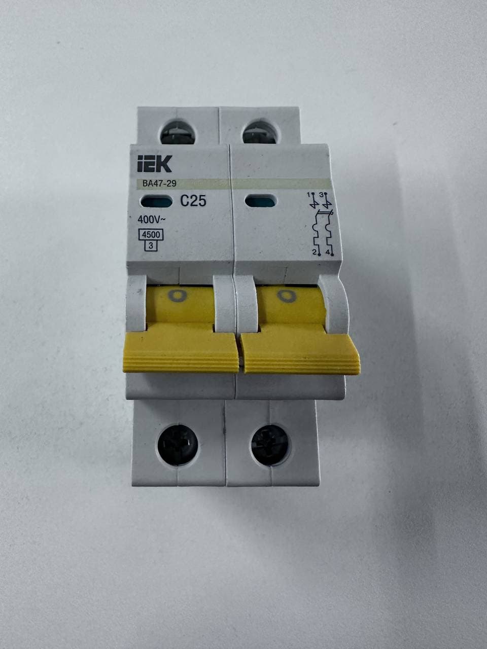 Автомат IEK 2П 25А