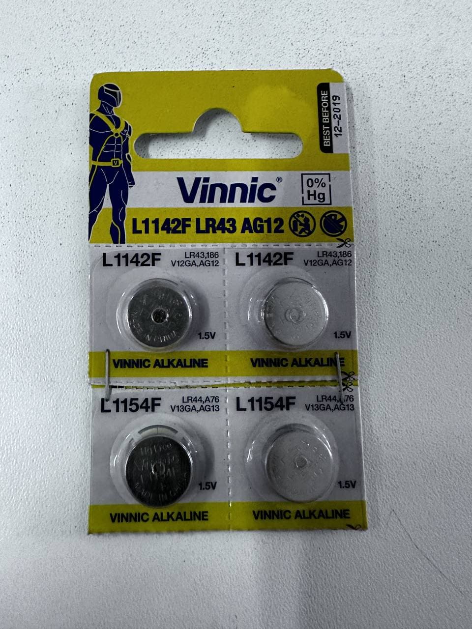 Батарейка Vinniс AG12