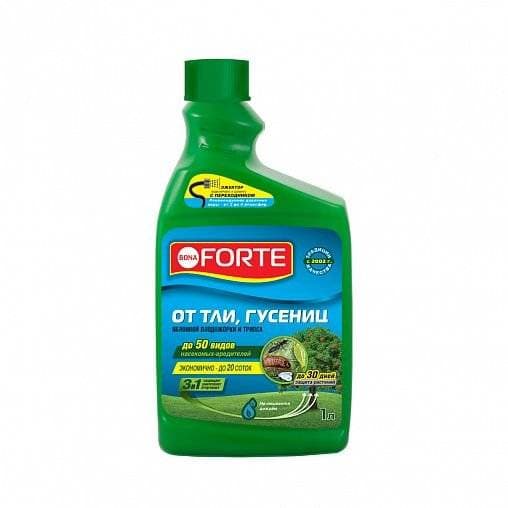Средство от тли,гусенец и др.насекомых Forte 1л.