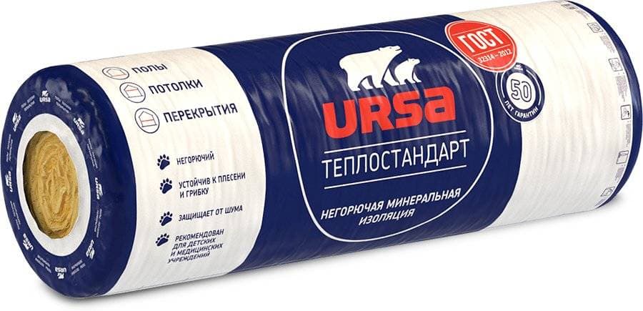 Утеплитель Урса Теплостандарт (рулон) 15м2