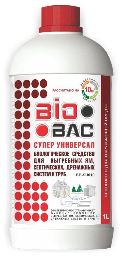 Химия Bio Bac жидкость (красная) ВВ-SU010