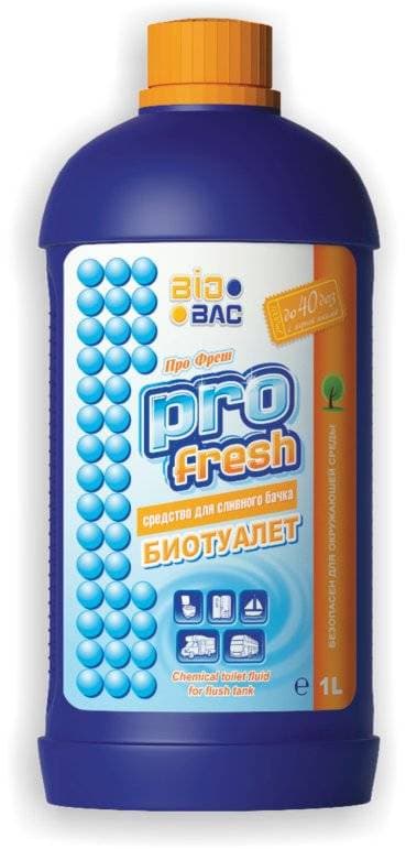 Химия Bio Bac жидкость (синяя) PRO-Fresh