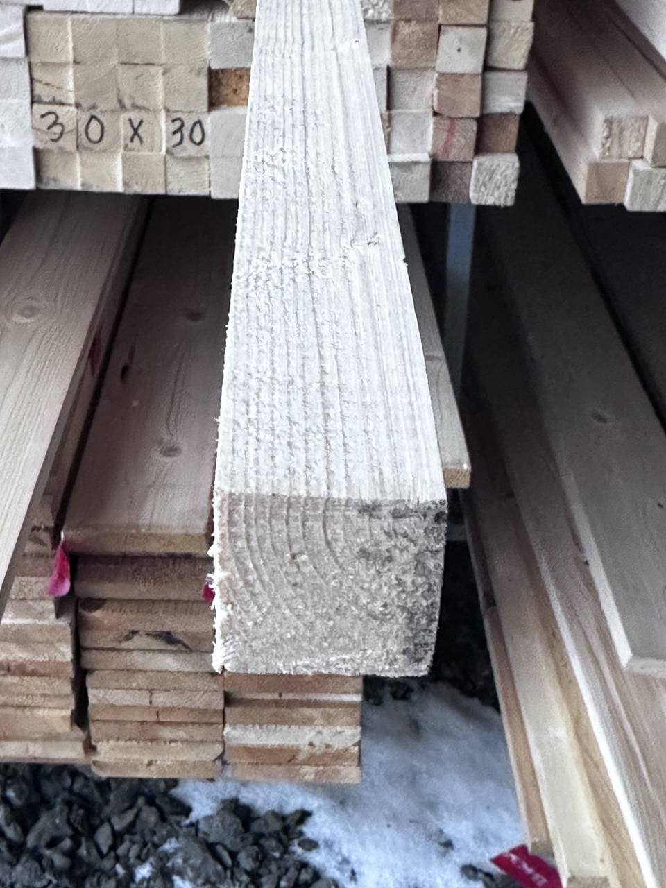 Брусок строганный 30*30*3