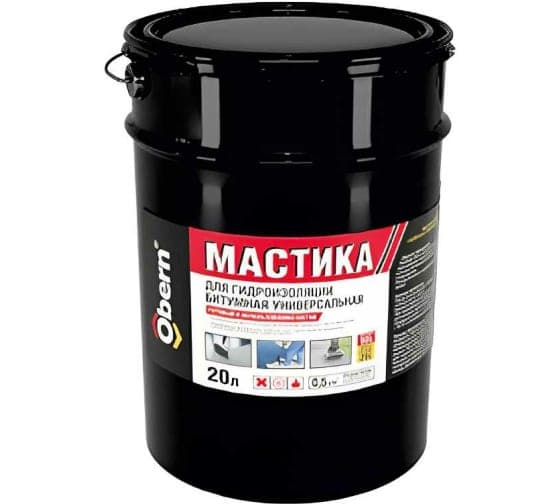 Мастика битумная Obern 20л