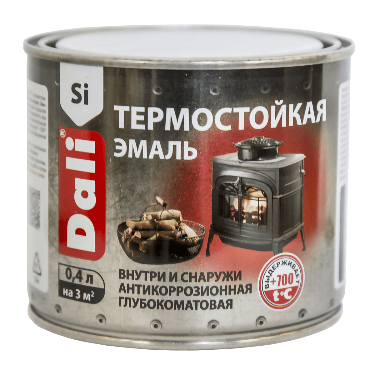 Грунт Эмаль (Краска по металлу) Термостойкая Dali 0.4л