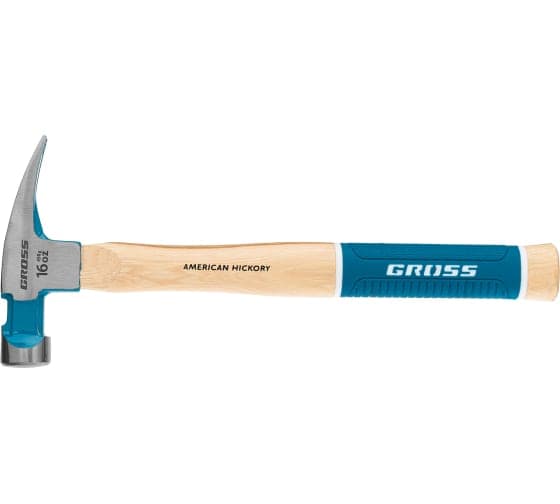 Молоток-гвоздодер Gross 450 грамм 10418