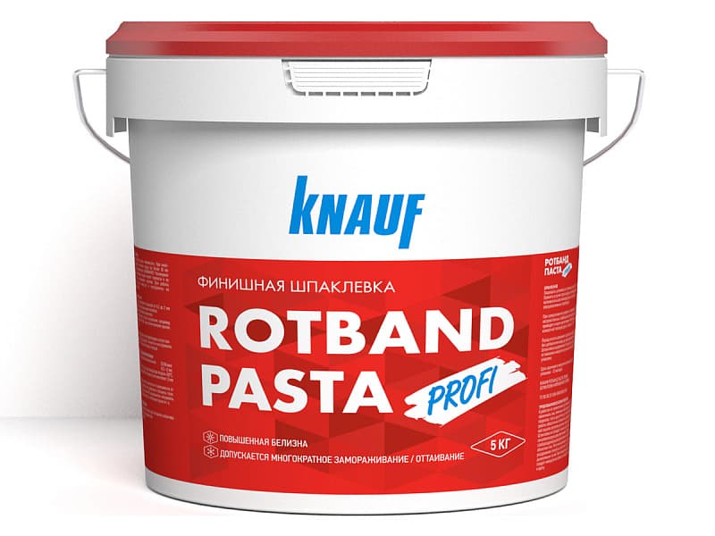 Шпатлевка Knauf Ротбанд Паста Финишная 5кг