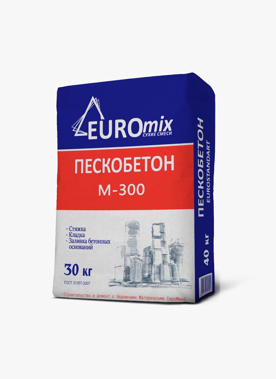 Сухая смесь Евромикс М-300 40кг